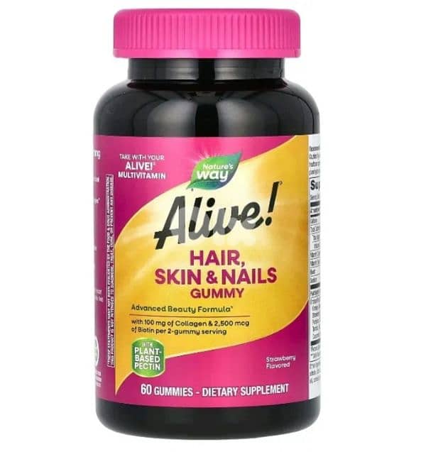 alive gummies hair skin nails 0