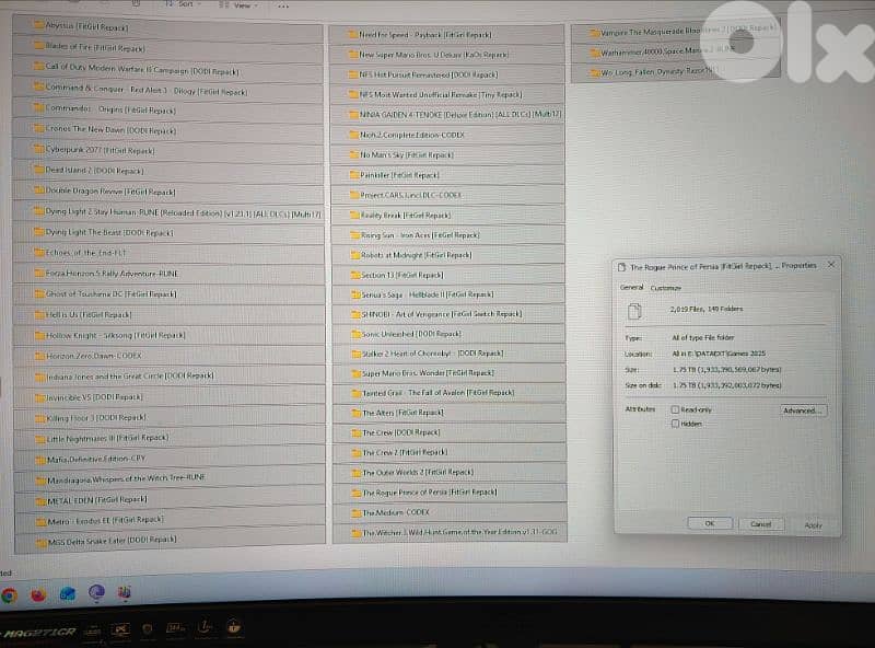 2 hdd externals 2tb each one with 2025 2026 pc games 3