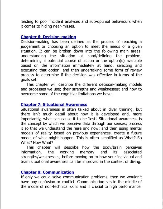 Under Pressure: Diving Deeper with Human Factors (eBook) 14