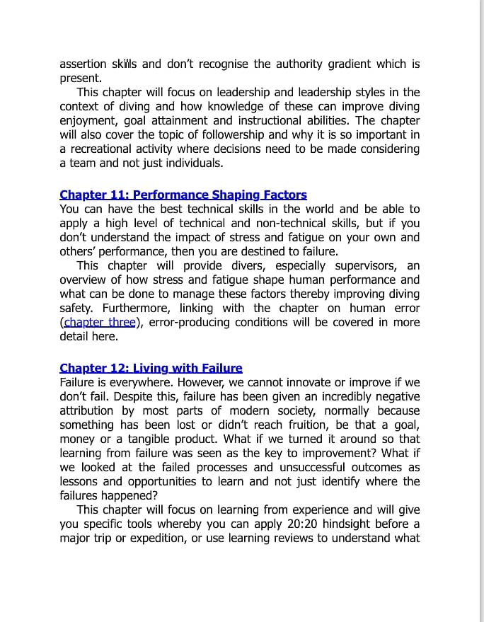Under Pressure: Diving Deeper with Human Factors (eBook) 16