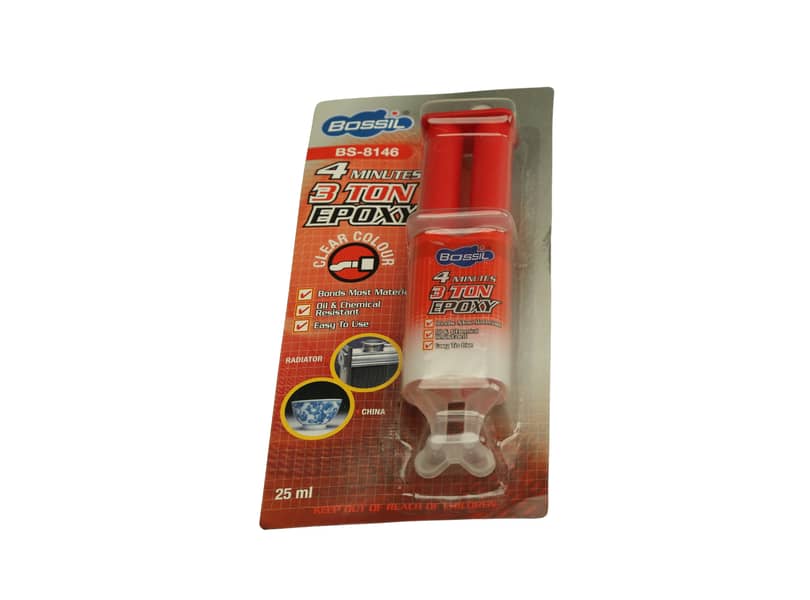BOSSIL STEEL EPOXY CLEAR 0