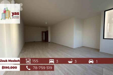 Zouk Mosbeh 155m2 | Brand New | Excellent Condition | Calm Area | EH |