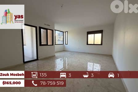 Zouk Mosbeh 135m2 | Brand New | Excellent Condition | Calm Area | EH |