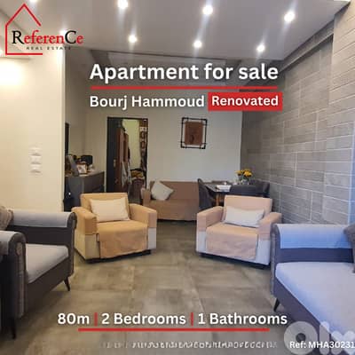 renovated apartment for sale Bourj Hammoud شقة مجددة للبيع برج حمود