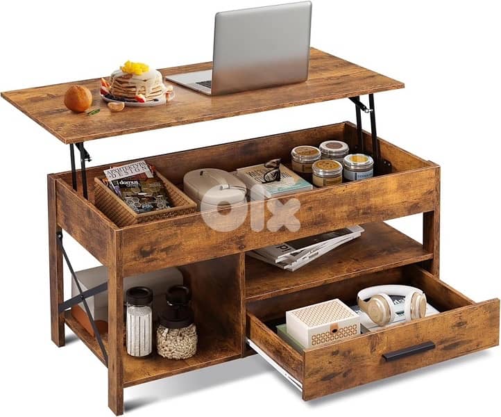 WLIVE Coffee Table, 39" Lift Top Coffee Table 0