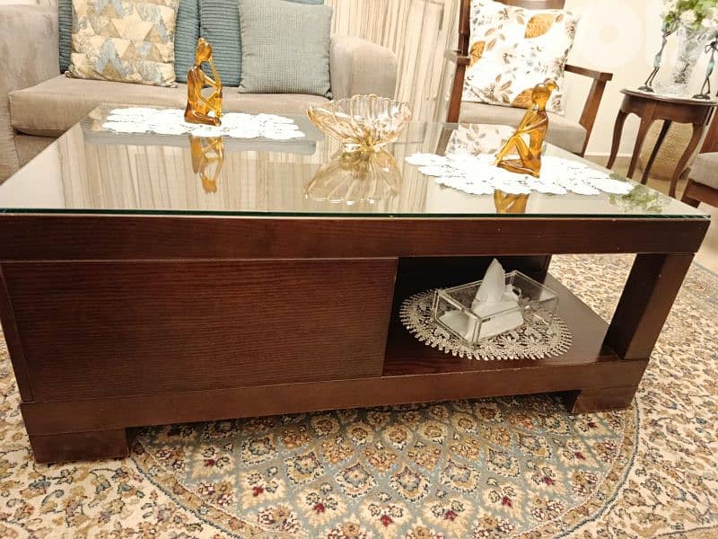 Living room sofas, tables, carpet and chadelier 5