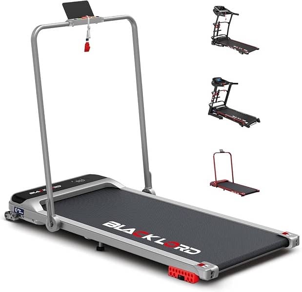 BLACK LORD Treadmill Electric Walking Pad Under Desk 3.4HP 3