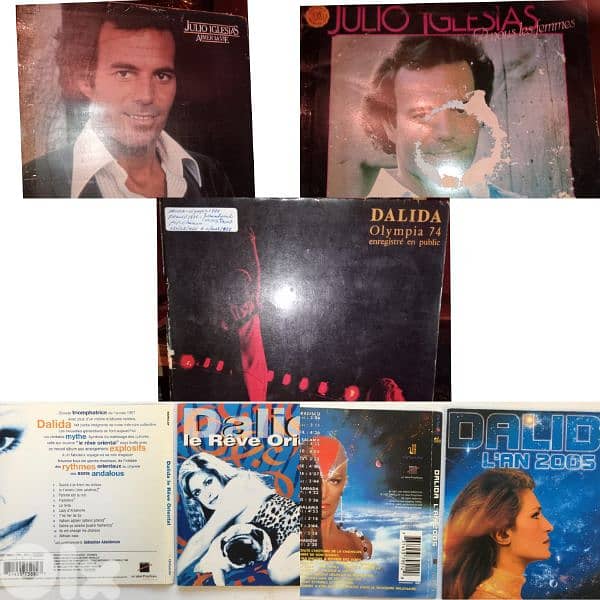 vinyl records and CDs 0