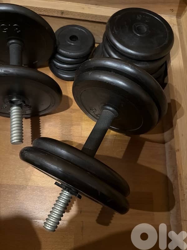 Dumbells 43kg 0