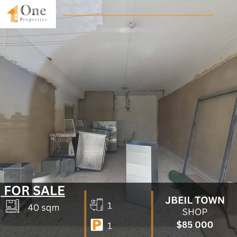 SHOP FOR SALE IN JBEIL TOWN 0