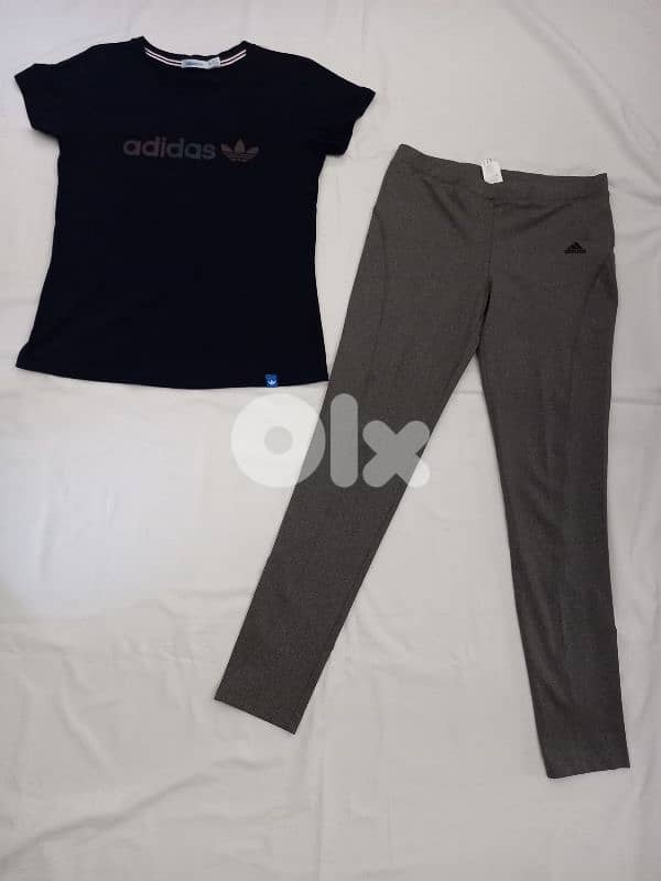 adidas shirt and legging size large 0