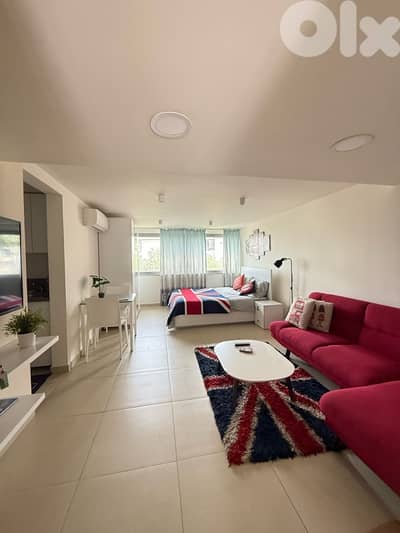 Furnished studio for rent in Dik El Mehdi in a very nice building.