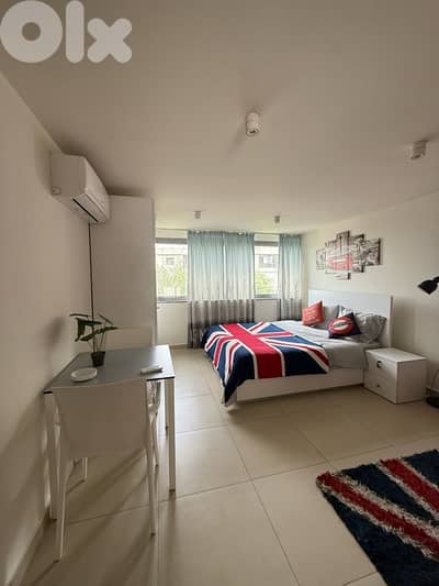 Furnished studio for rent in Dik El Mehdi in a very nice building.