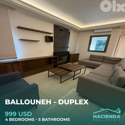 Duplex For Rent In Ballouneh