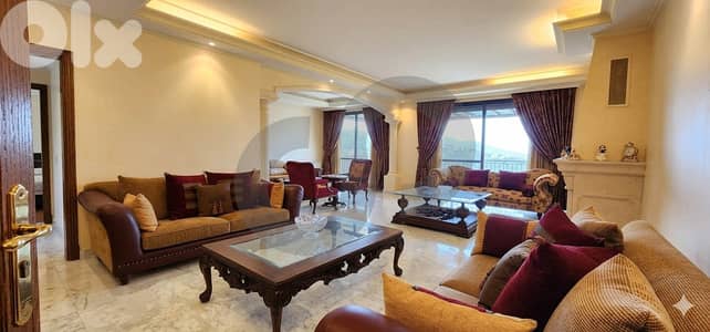 Sea and mountain view,Large balcony Rabweh, Metn/الربوة REF#OU136245
