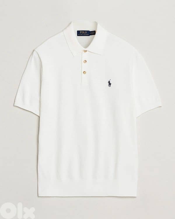 RALPH LAUREN POLO, WHITE L 0