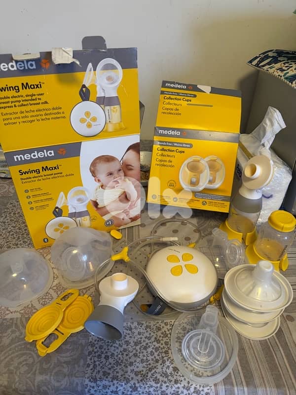 Medela Swing Maxi Double Electric (Hands-Free) - Like New! 0