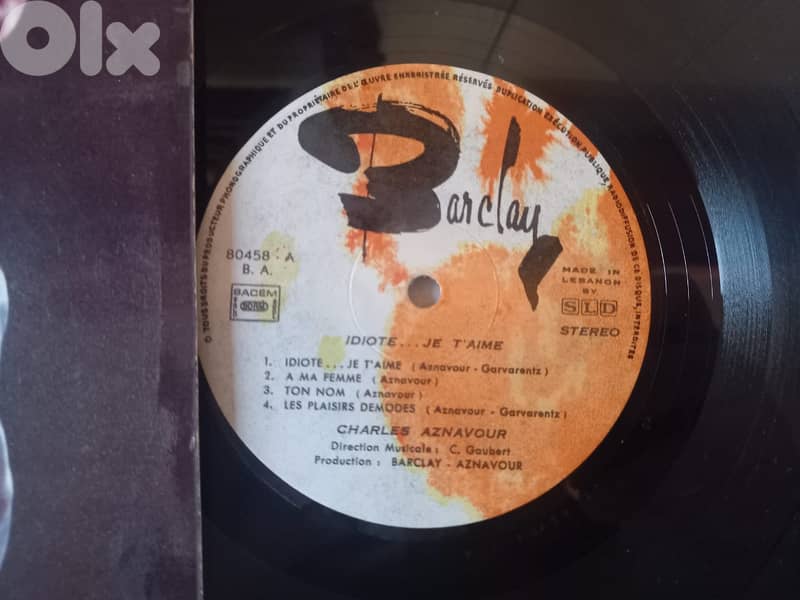 Charles aznavour vinyls check description 11