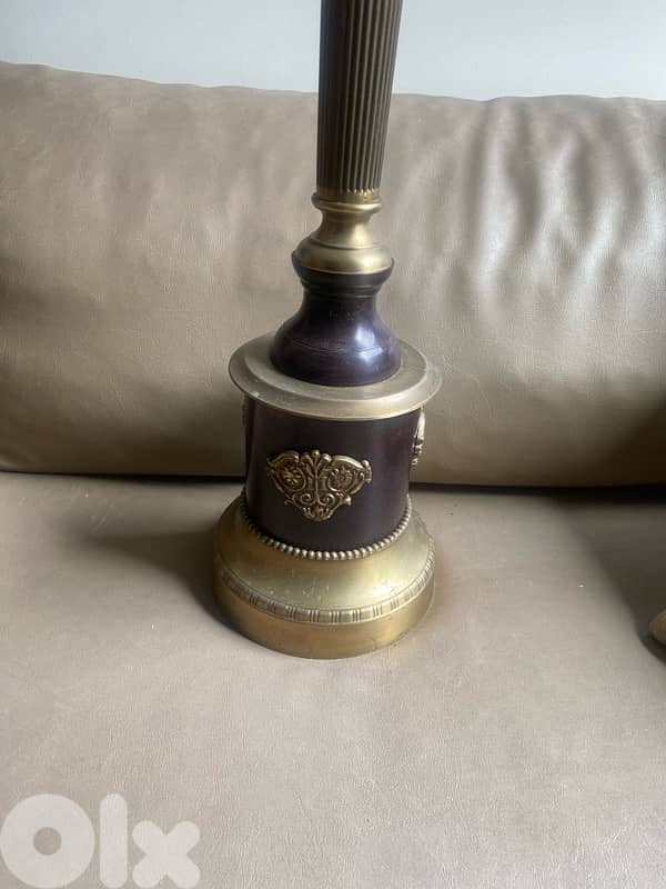 rare bronze and crystal old french  bonboniere / ashtray . 71 x 32 cm 2