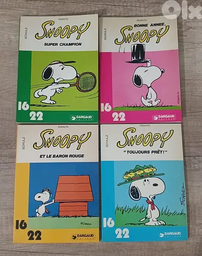 French Comics - BD Achille Talon Snoopy Barbe Rouge Bob Morane