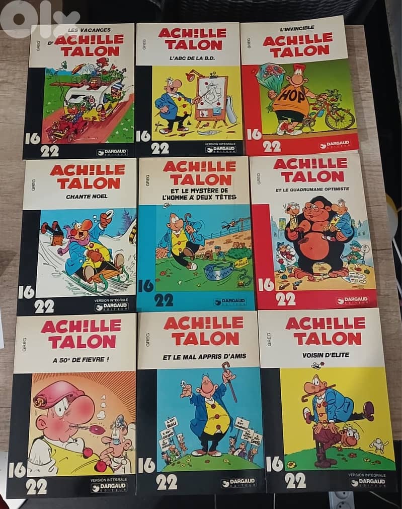 French Comics - BD Achille Talon Snoopy Barbe Rouge Bob Morane 4