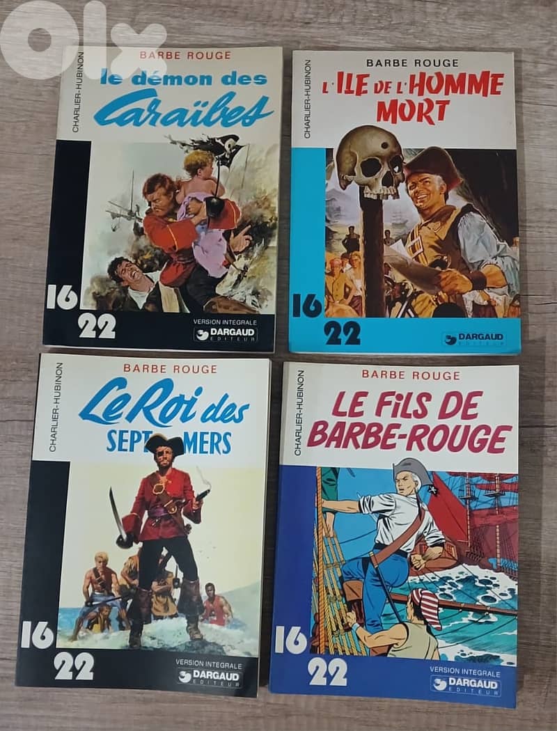 French Comics - BD Achille Talon Snoopy Barbe Rouge Bob Morane 6