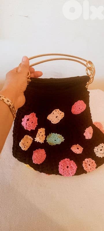 handmade crochet handbag 0