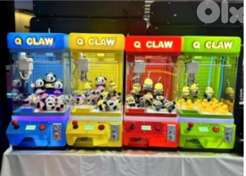 Q claw crane machine green 0