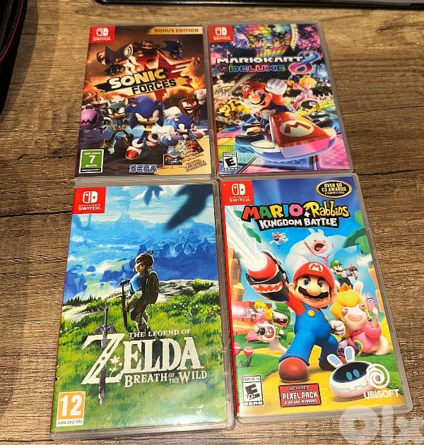 Nintendo Switch used console + accessories (GAMES SEPARATE) 3