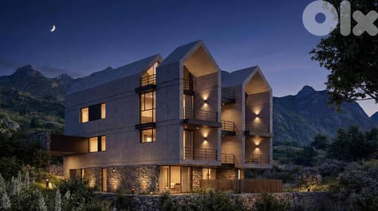 Chalet duplex under construction in Faqra 4 sale/شاليه دوبلكس في فقرا