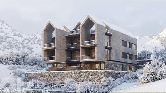Chalet duplex under construction in Faqra 4 sale/شاليه دوبلكس في فقرا