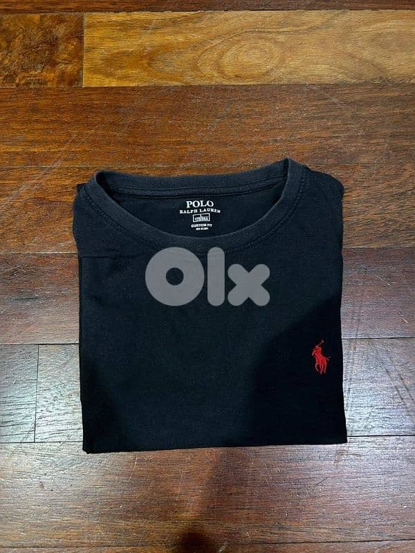 RALPH LAUREN TEE - BLACK - SIZE LARGE 0