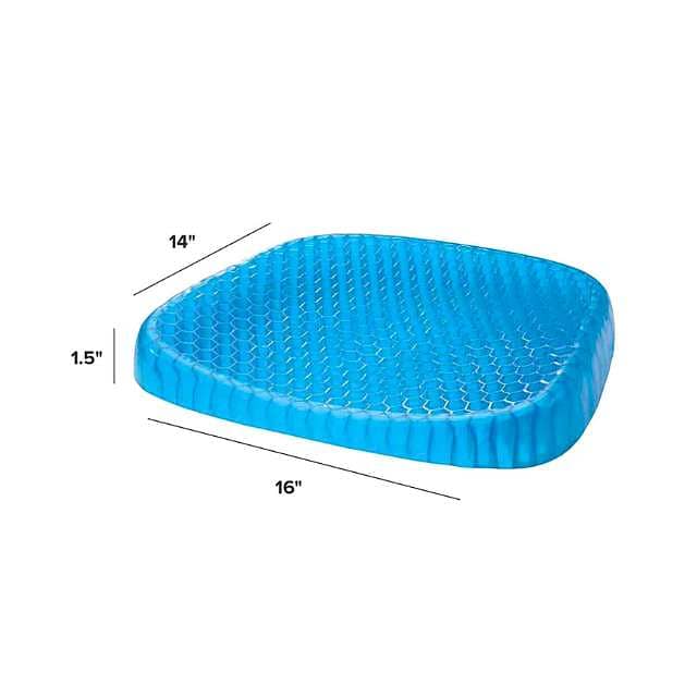 Egg Sitter Seat Cushion, Back Relief Polymer Pad for Car & Office 9