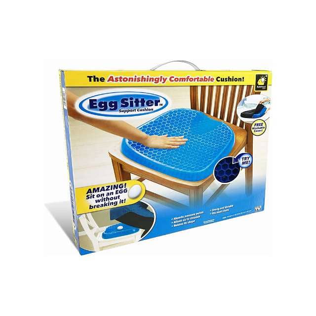 Egg Sitter Seat Cushion, Back Relief Polymer Pad for Car & Office 10