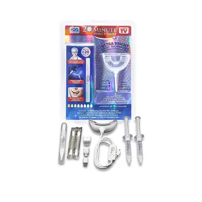 20-Minute White Smile Teeth Whitening Kit – Up to 8 Shades Brighter