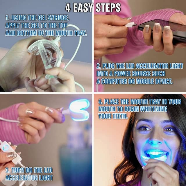 20-Minute White Smile Teeth Whitening Kit – Up to 8 Shades Brighter 4