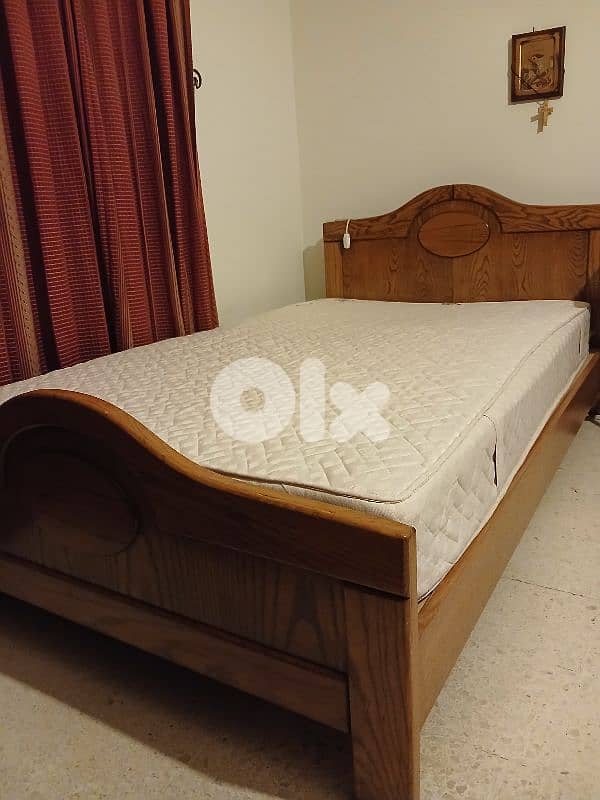 bed with mattress 2