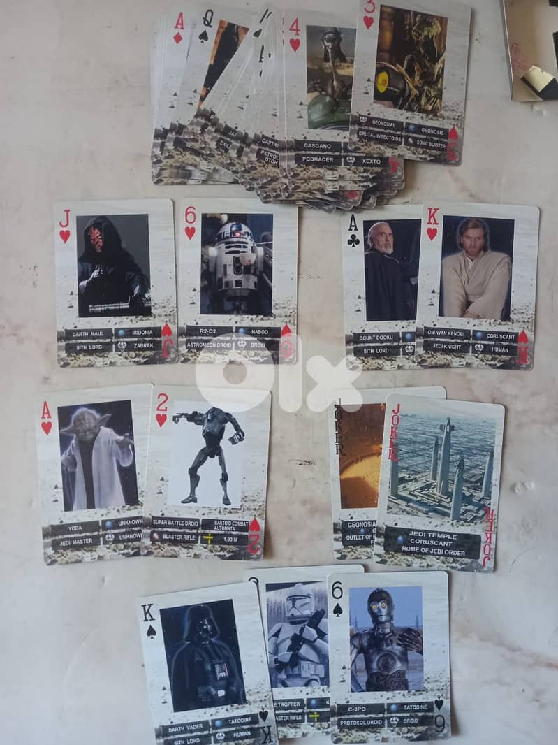 Star Wars Prelude Trilogy Playing Cards deck 1