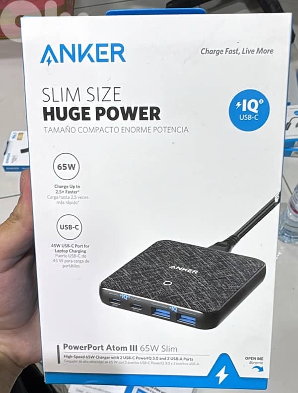 Anker PowerPort Atom III 65w Slim A2046K11 0