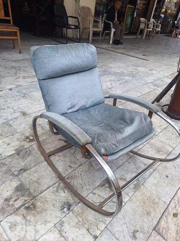 Hollywood Regency Rocking Armchair by Guido Faleschini, 1970s 0