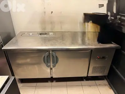 2 door refrigerator counter fridge