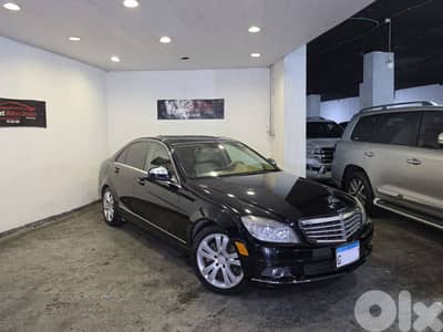 2008 Mercedes C300 Black/Beige Clean Title Like New!