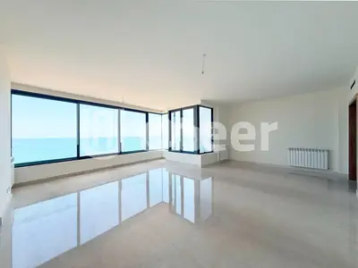 For rent in ras Beirut-230 sqm-3 bedrooms-Full Sea View