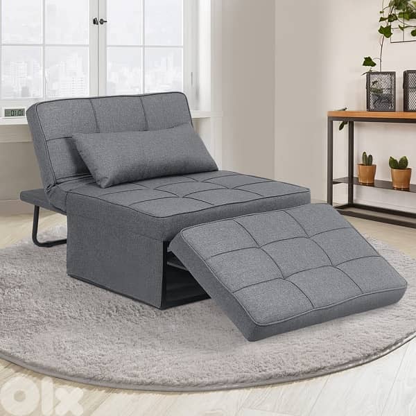 Sleeper Chair Bed, 4 in 1 Convertible Chair Bed Sofa Bed 8