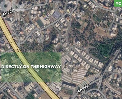 LAND/strategic location/Aamchit, Jbeil/عمشيت/ REF#YC136251 !