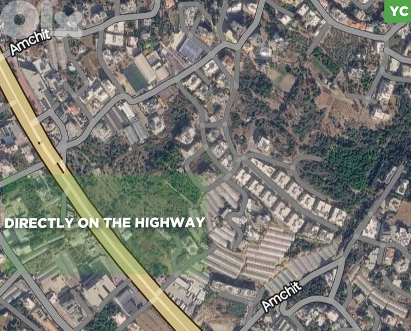 LAND/strategic location/Aamchit, Jbeil/عمشيت/ REF#YC136251 ! 0