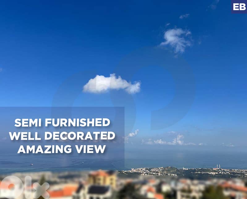 Prime location, terrace,  open view, Bayada, Metn/بياضة REF#EB136257 0