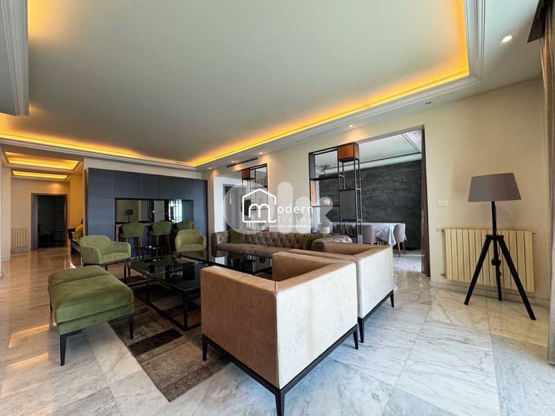 Sea View, Fully Furnished Apartment for Rent in Biyada 0