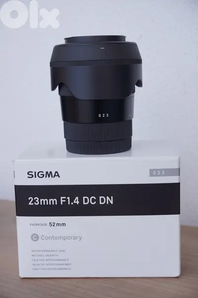 Sigma 23  F1.4 Sony E
