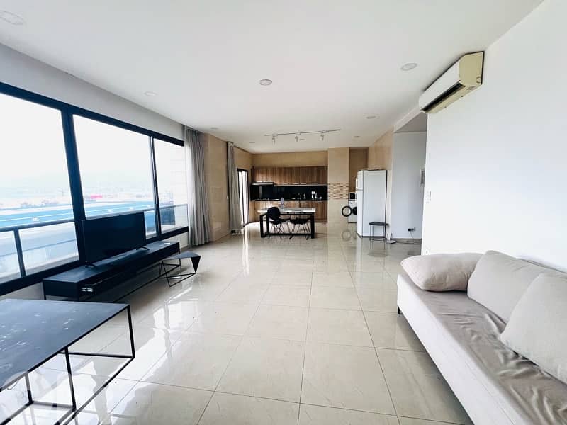 Mar Mkhayel Fully Furnished 120m2 Seaview Balconies Pkg Concierge 0